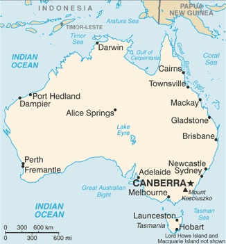 Cities in Australia
