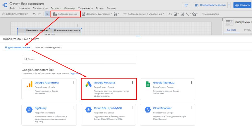 Setting up integration with Google Ads