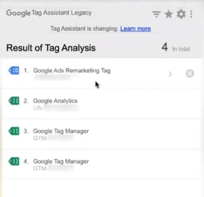 Google Tag Assistant