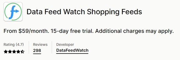 Data Feed Watch Shopping Feeds Module