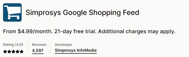 Simprosys Google Shopping Feed для Shopify