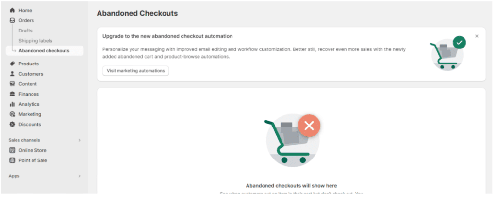 Recovering abandoned baskets