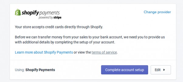 Система прийому оплат Shopify Payments