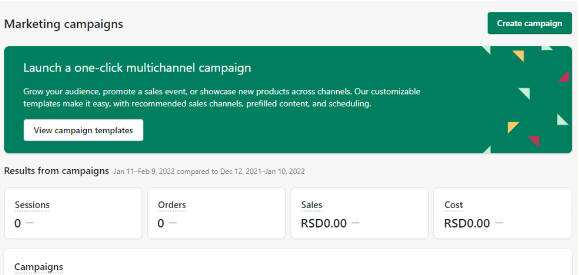 Налаштування поштової розсилки в Shopify