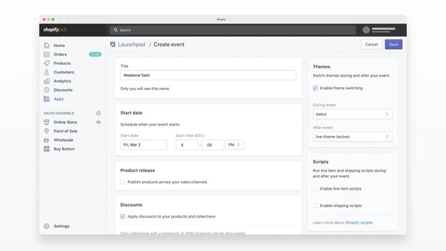 Shopify Plus Launchpad Tool