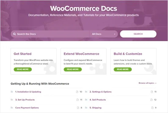 WooCommerce Knowledge Base