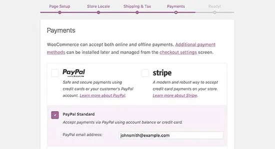Payment gateway integration for WooCommerce platform