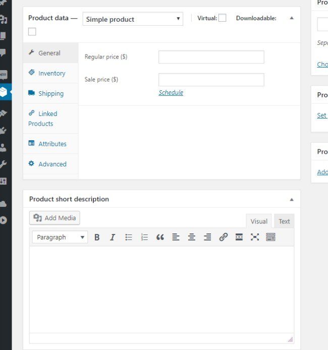 Product management capabilities in WooCommerce