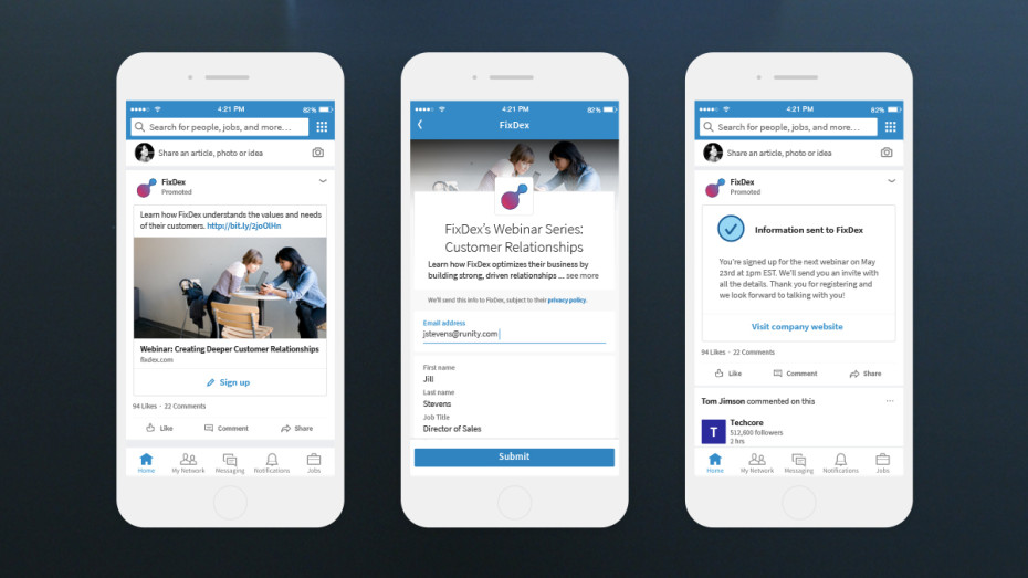 Формати розміщення в LinkedIn