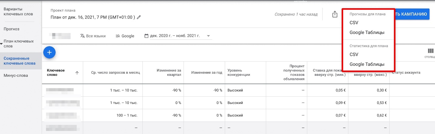 Вивантаження таблиці із запитами