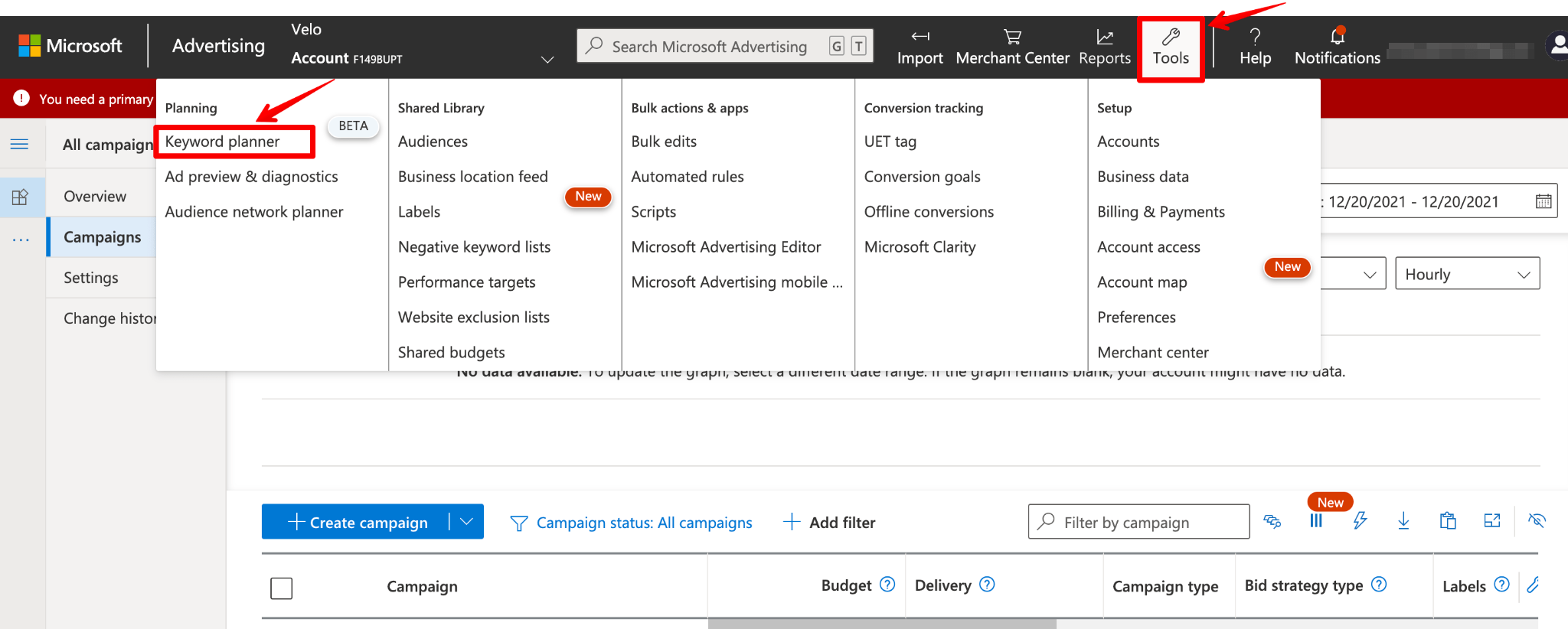 Як дізнатися статистику запитів у Bing?