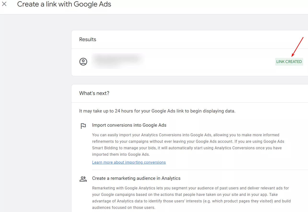 Пометка о настроенной синхронизации