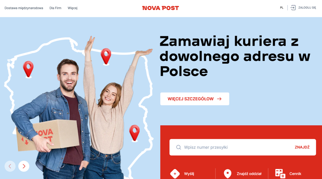 Courier delivery service in Poland
