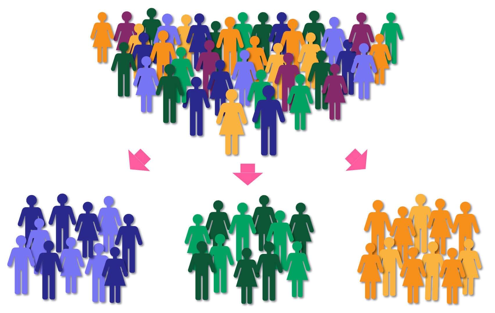 Segmentation of the target audience