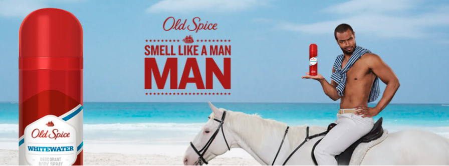 Реклама Old Spice с целью обновления имиджа