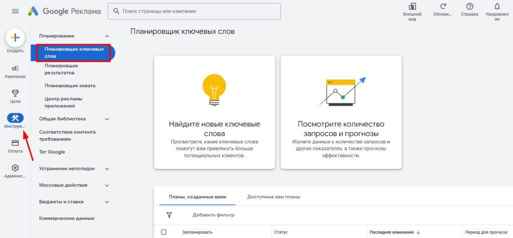 Как узнать стоимость контекстной рекламы в Гугле?