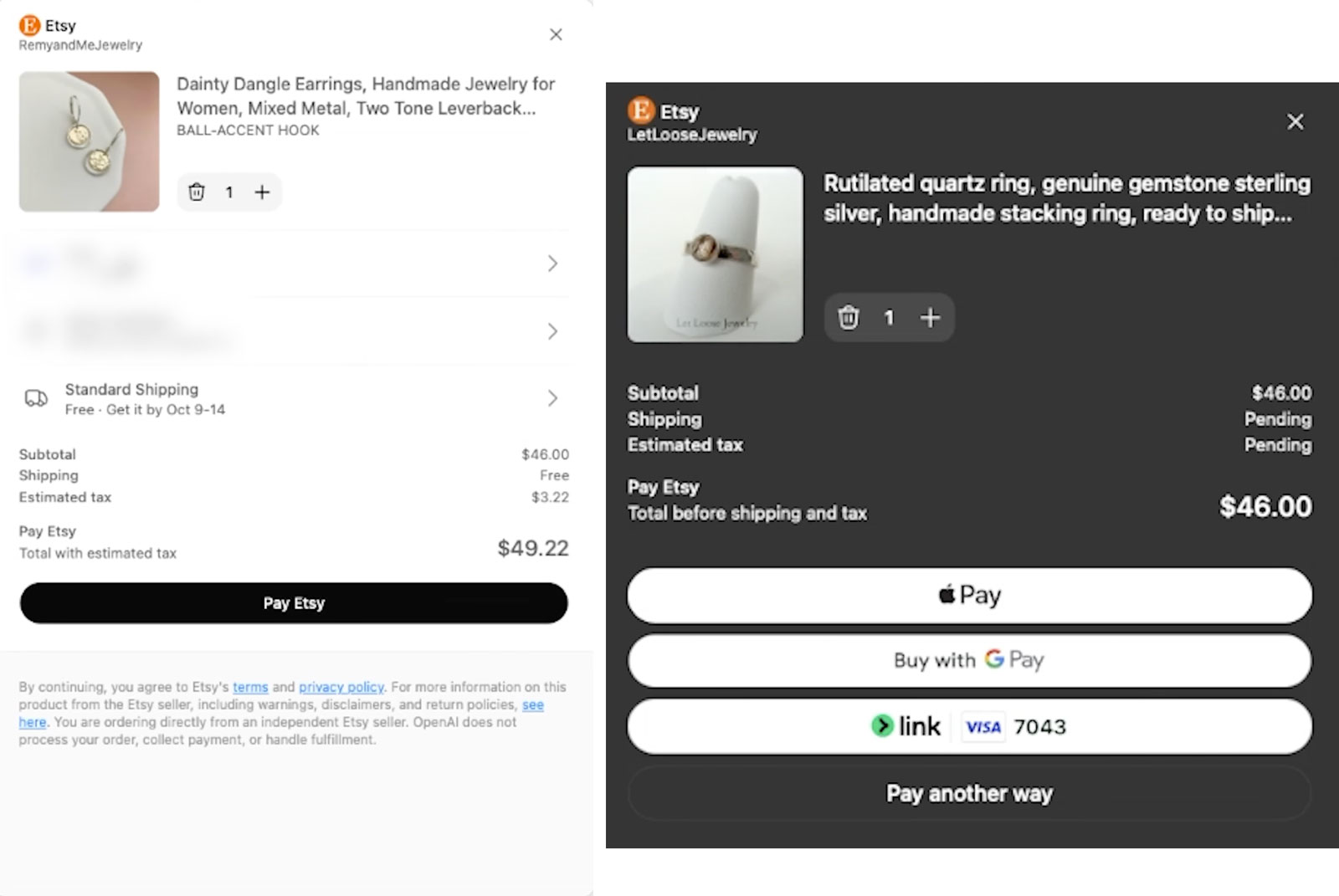 Покупка товаров в ChatGPT