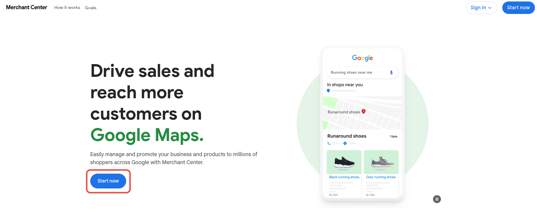 Регистрация в сервисе Google Merchant Center