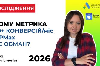 Чи варто довіряти метриці 50+ конверсій у рекламі PMax?