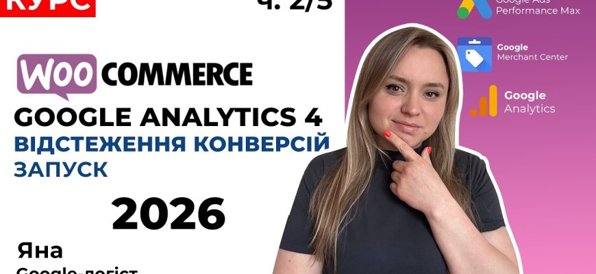 Подключение GA4 к интернет-магазину на WooCommerce