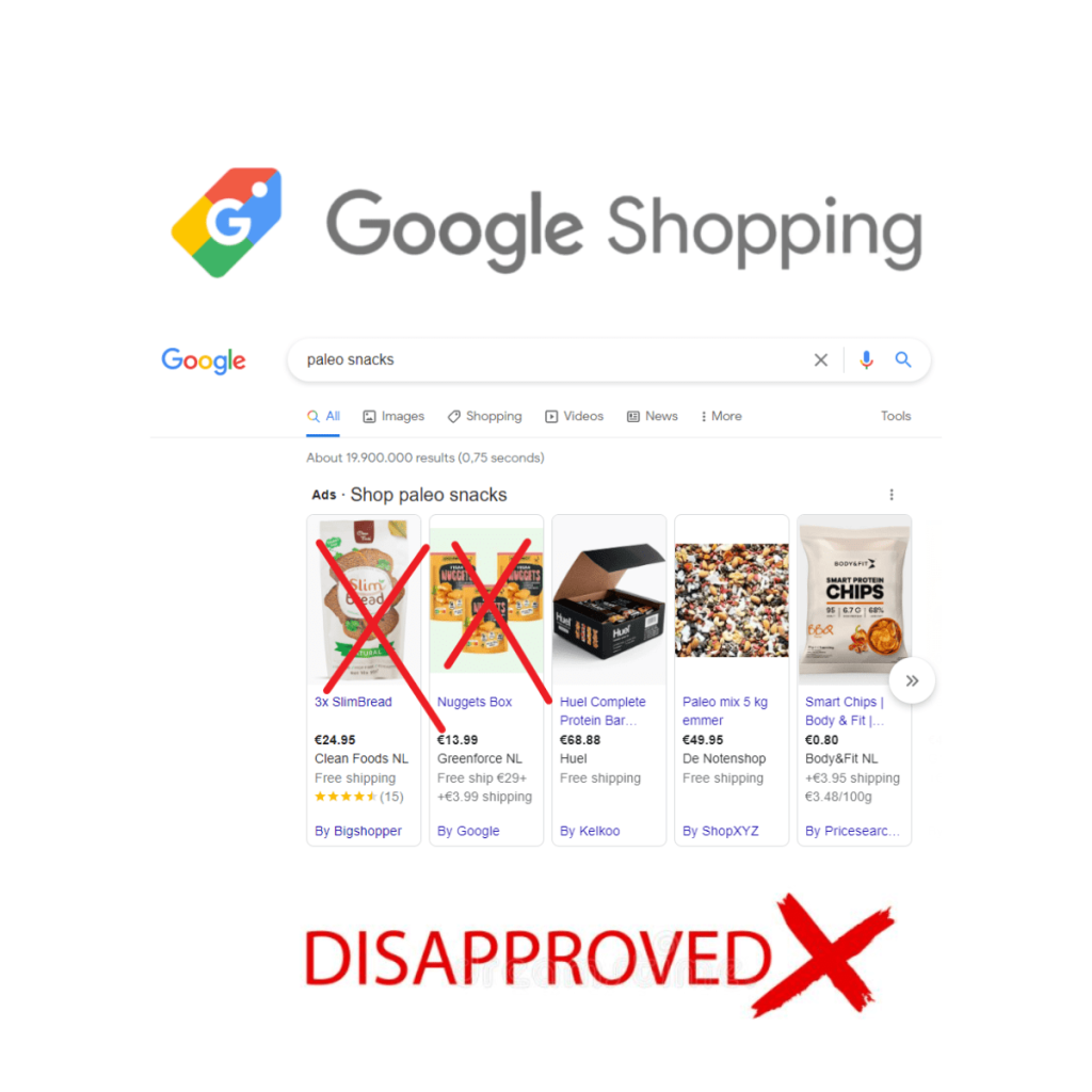 Merchant Center blocked impressions for some products